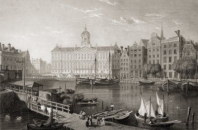The Damrak Palace, Amsterdam, from 